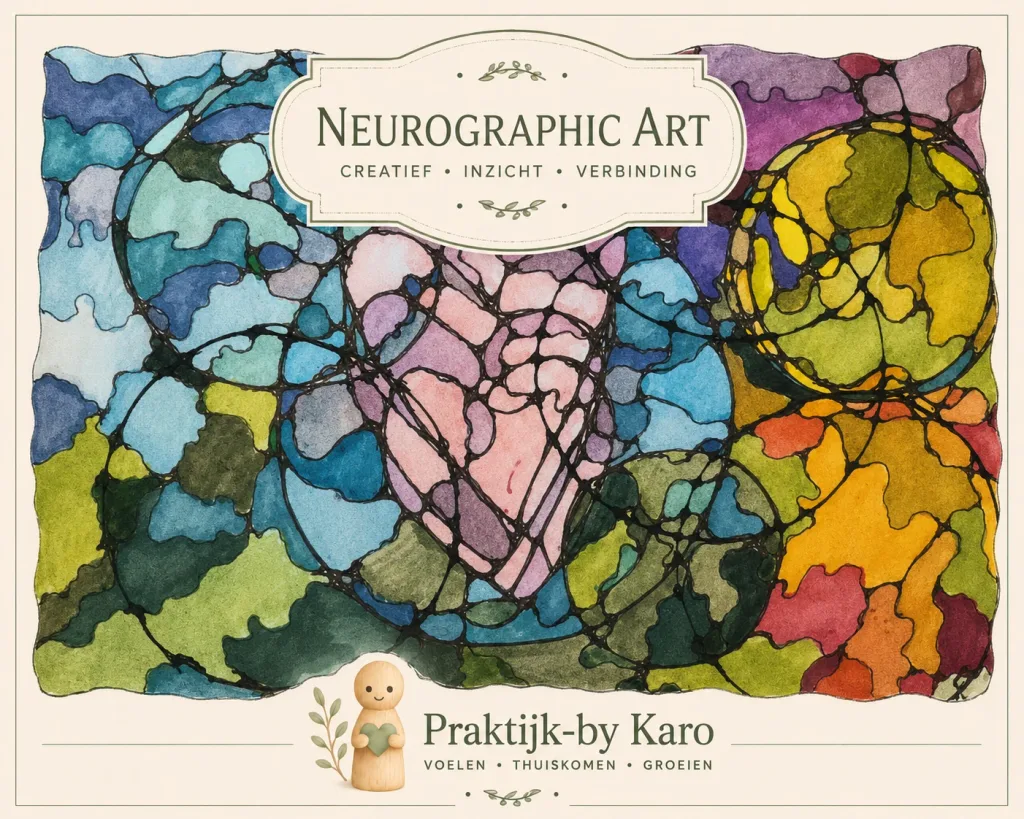 Neurografic art creatieve werkvorm - Praktijk by Karo